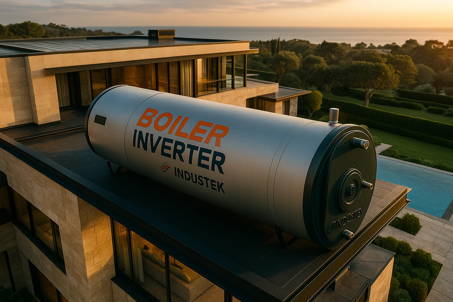 Boiler Solar Flex Industek no RJ | Aquecimento de Água | Energrid Engenharia