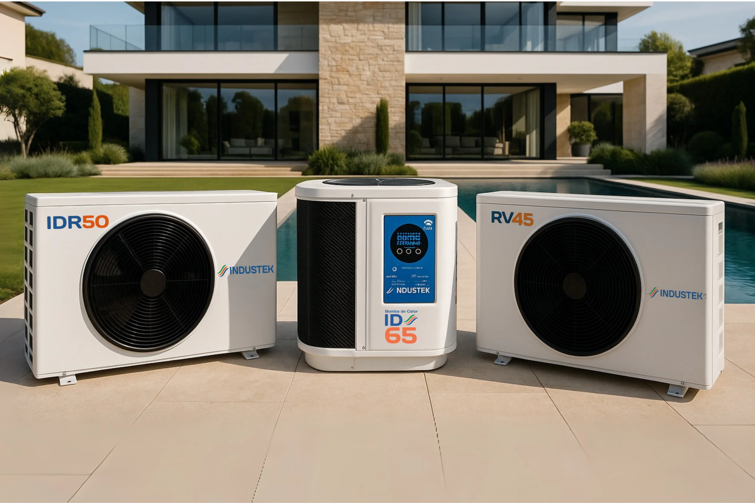 Bomba de Calor para Piscina Industek no RJ | Aquecimento de Piscinas | Energrid Engenharia